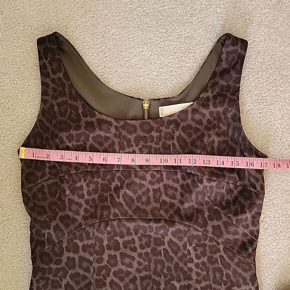 Michael Kors olive green leopard dress - Picture 9 of 13